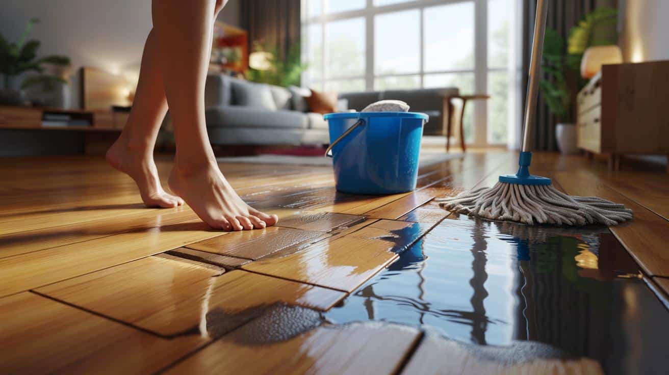 Dlaczego sprzątanie na mokro może niszczyć twoje drewniane podłogi