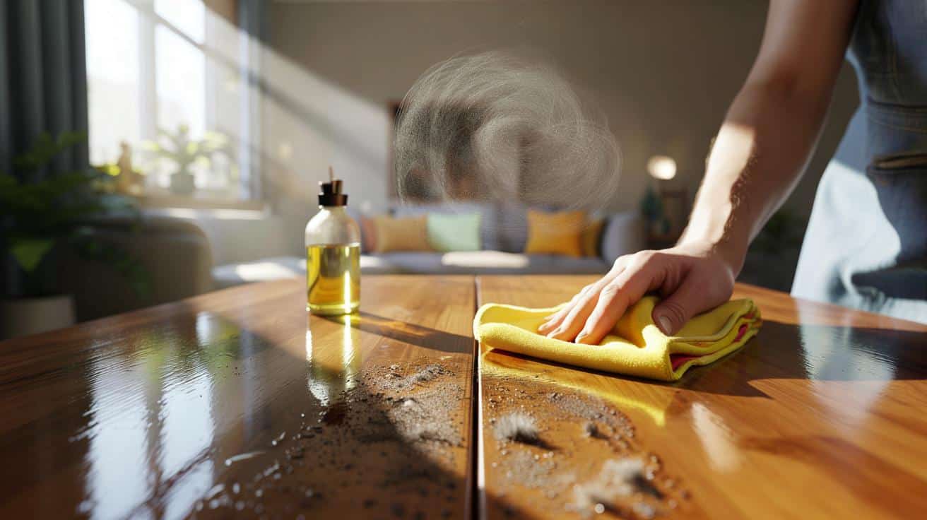 Sprzątanie z olejem roślinnym? Eksperci ostrzegają przed pułapką kurzu