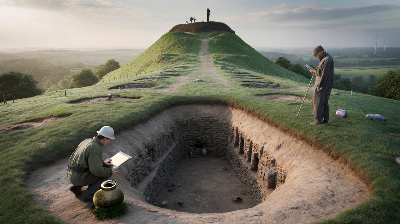 Średniowieczny tunel pod pradawnym cmentarzyskiem. Niezwykłe znalezisko w Niemczech