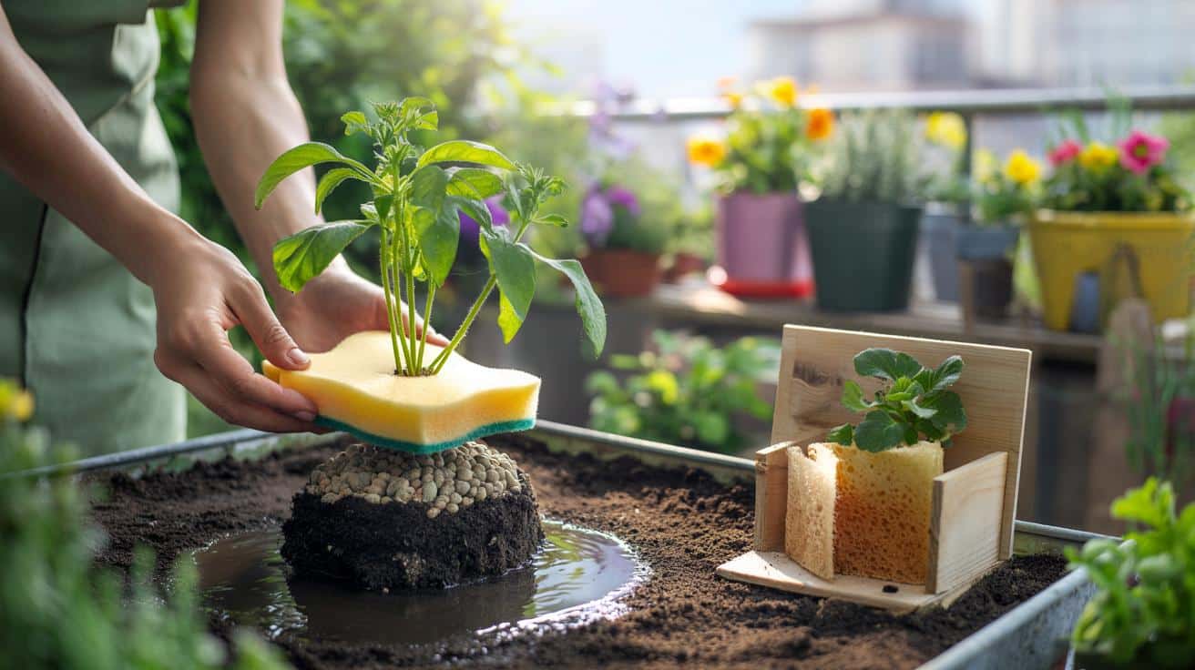 Stara gąbka z kuchni uratuje rośliny przed suszą? Ogrodnicy zdradzają trik na wiosenne podlewanie
