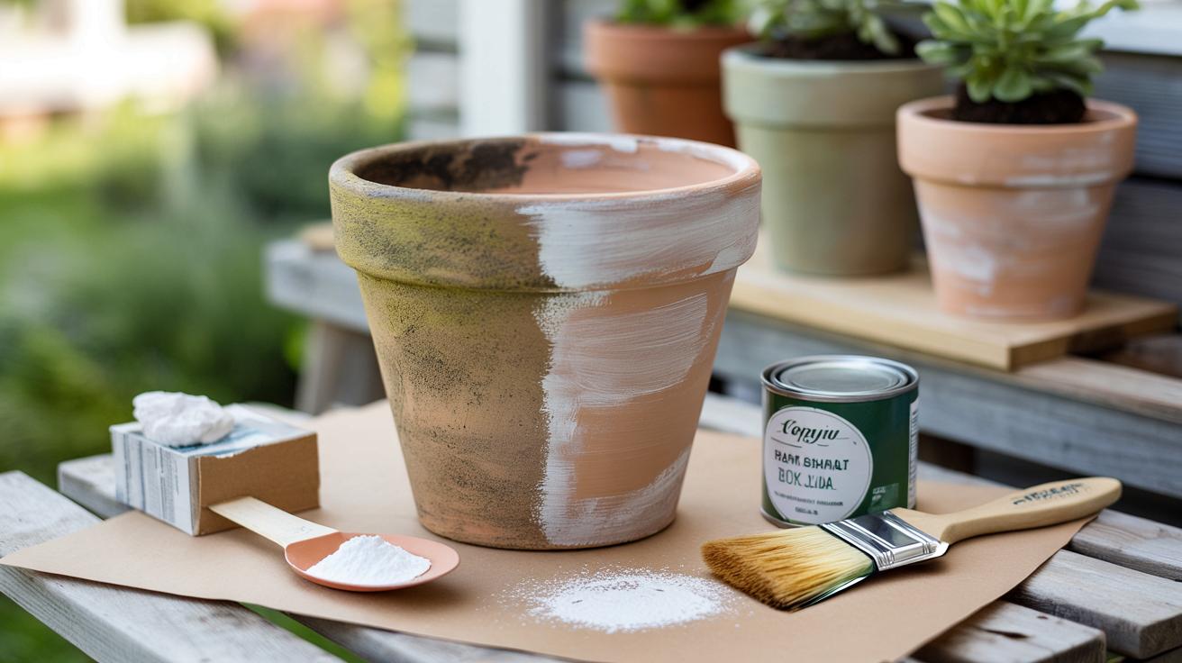 Stare donice jak z pracowni ceramiki. Trik za mniej niż 10 zł