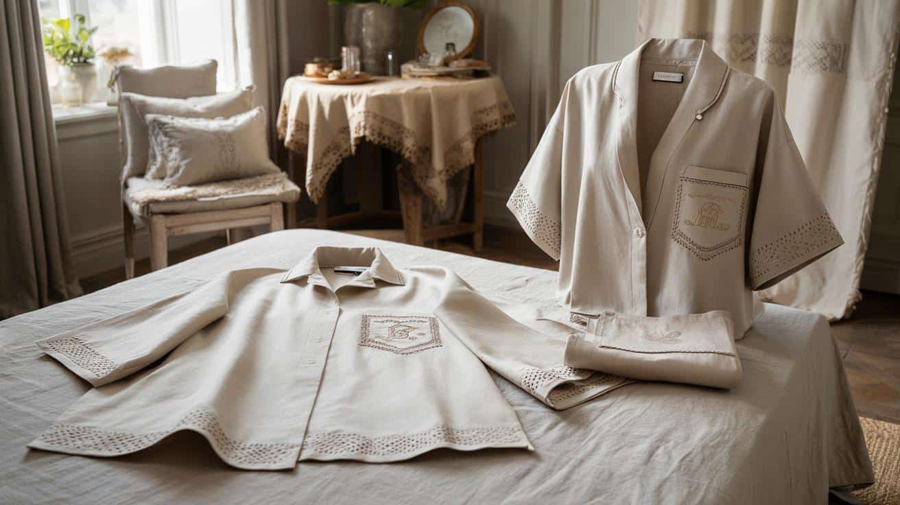 Stare haftowane prześcieradła wracają do łask: prosty trik na modę i wystrój