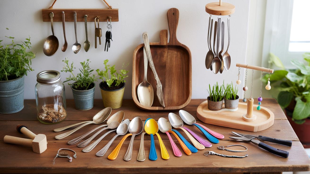 Stare łyżki z lumpeksu za grosze: 12 genialnych patentów na dom