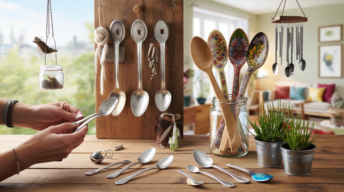 Stare łyżki z lumpeksu za grosze: 12 genialnych pomysłów na domowe DIY