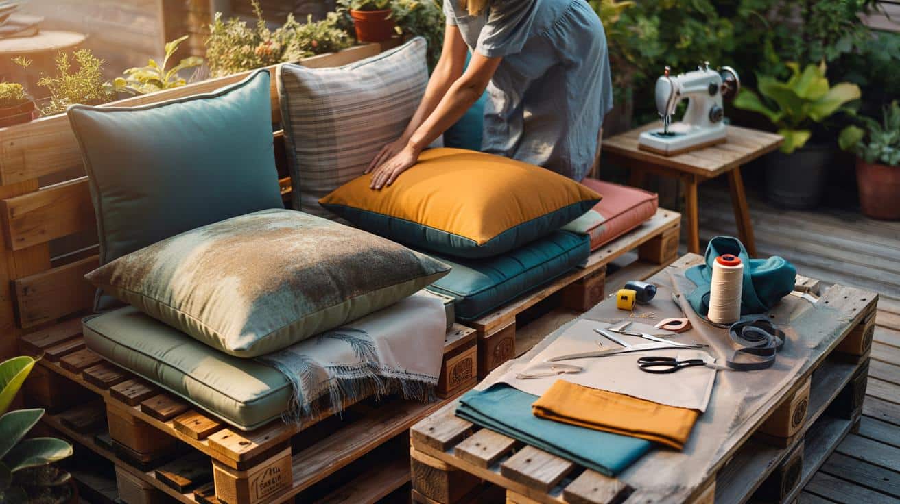 Stare poduszki na taras? Ten prosty trik krawiecki robi z nich hit lata