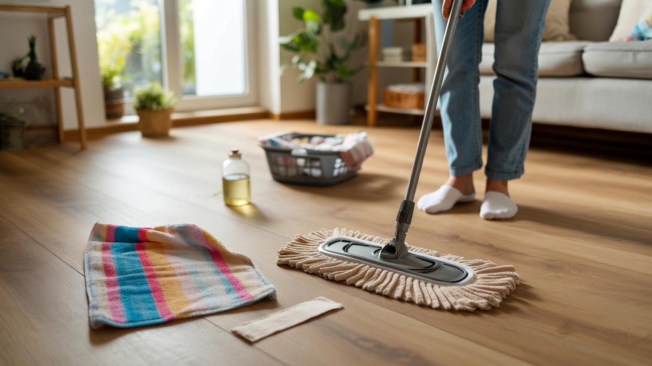 Stare ręczniki kąpielowe zamień w genialne nakładki do mopa