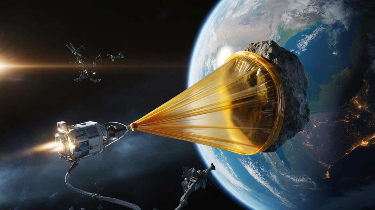 Start-up chce holować kosmiczne skały w gigantycznych workach na orbitę Ziemi