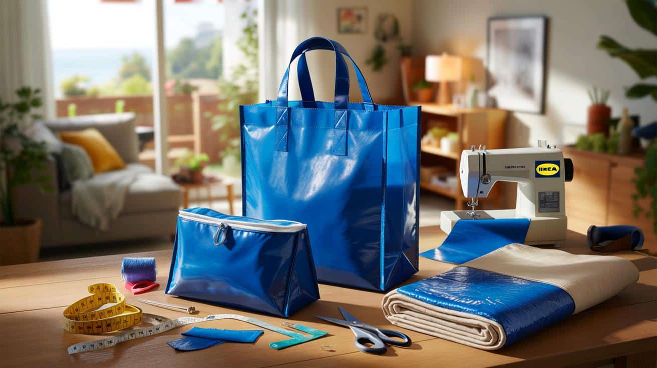 Stary niebieski torba z Ikei? 3 genialne pomysły na domowy recykling