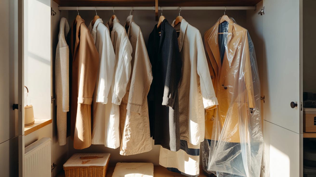 Stary prześcieradło zamiast plastiku: trik, który ratuje twoje ubrania