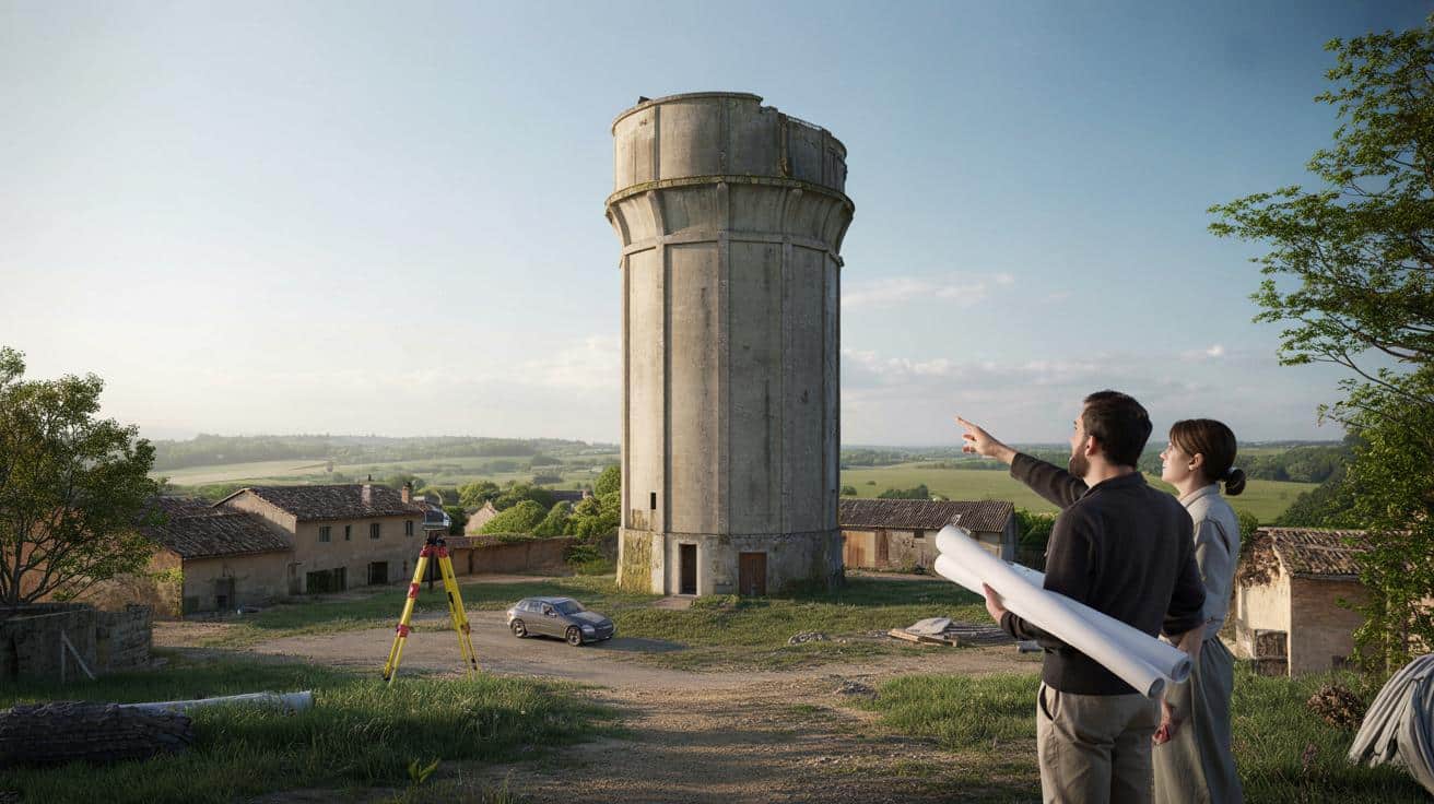 Stary wieżowy zbiornik za 1 euro. Francuska gmina szuka śmiałka z pomysłem