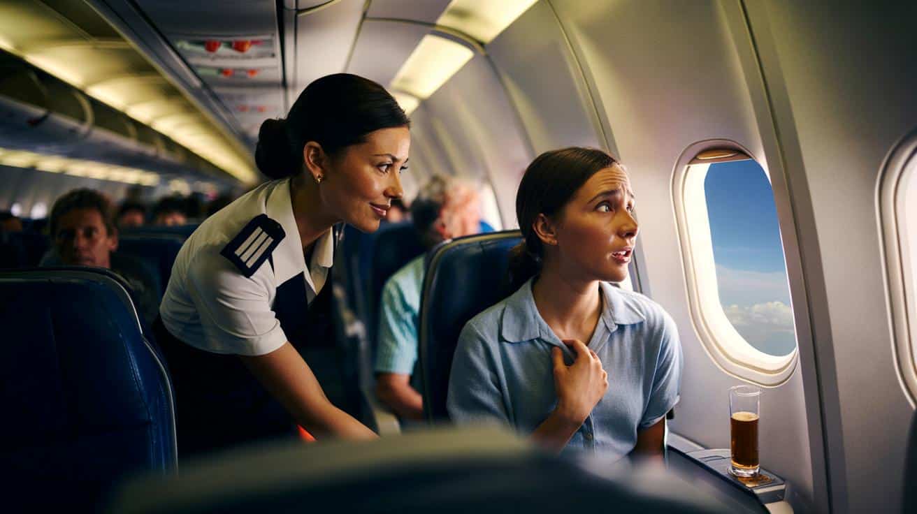 Stewardesa zdradza prosty trik, który uspokaja spanikowanych pasażerów