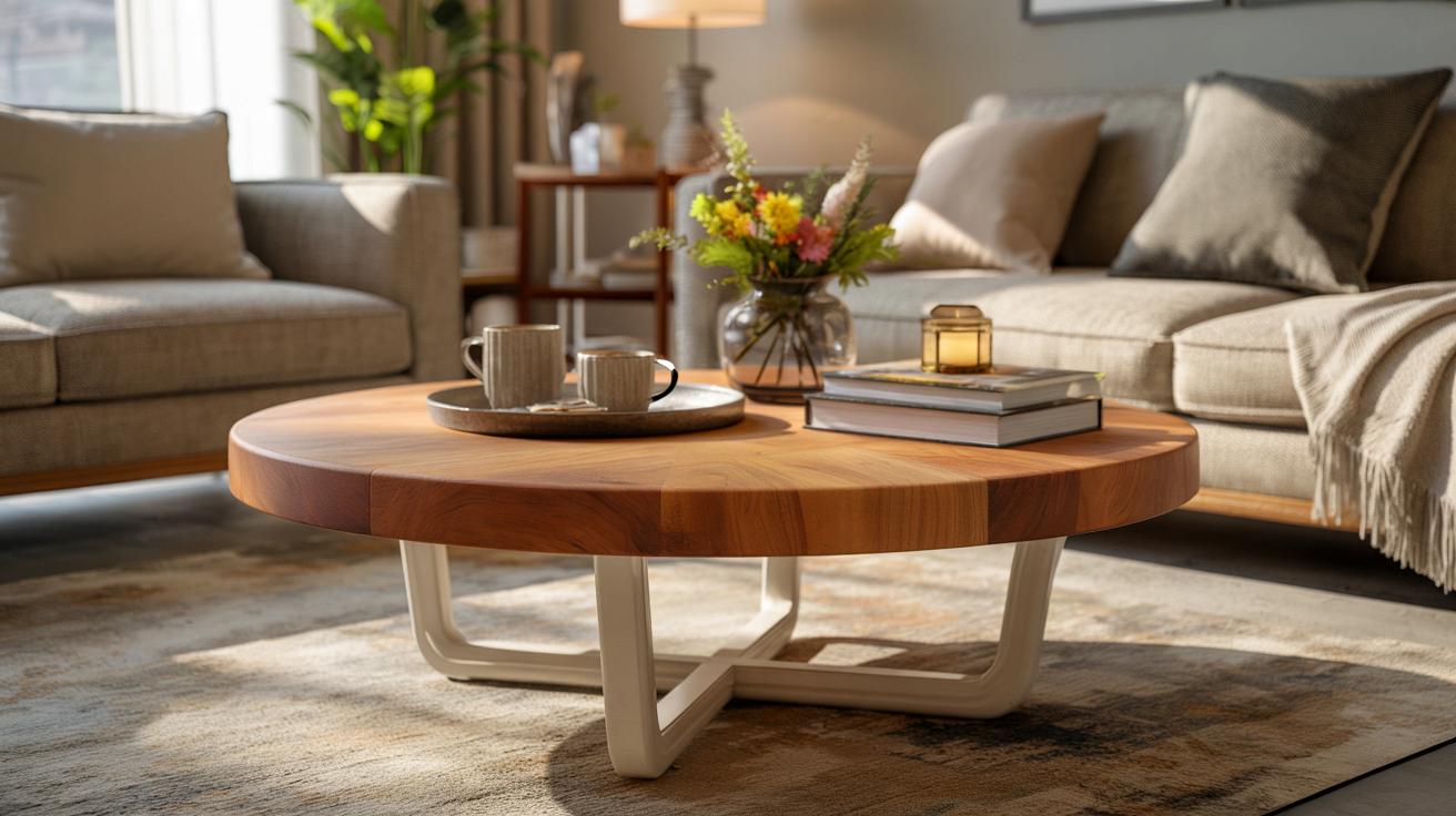 Stolik Hugo z litego teku przeceniony o 50%. Hit do salonu