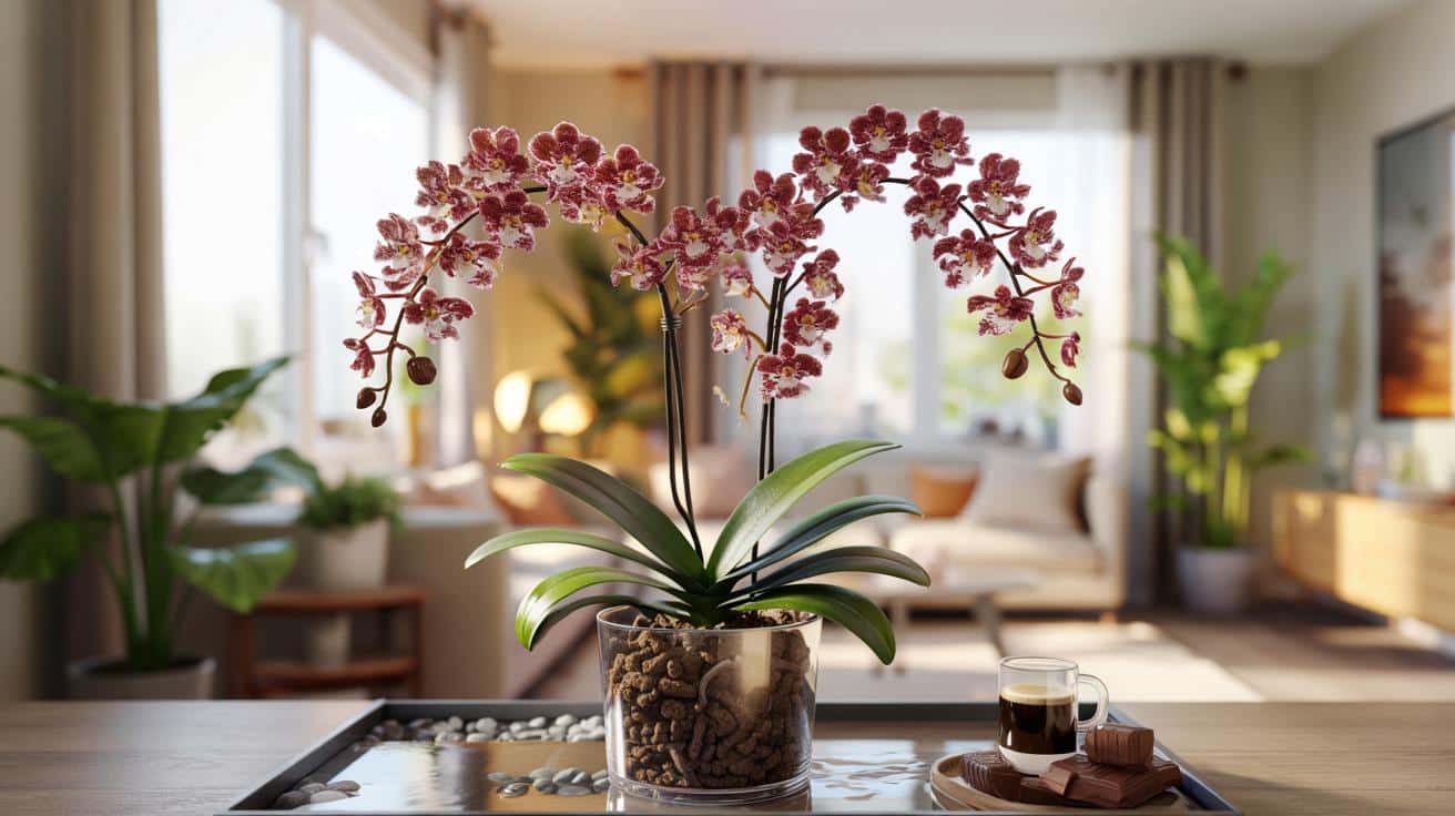 Storczyk espresso o zapachu czekolady: jak go pielęgnować w mieszkaniu