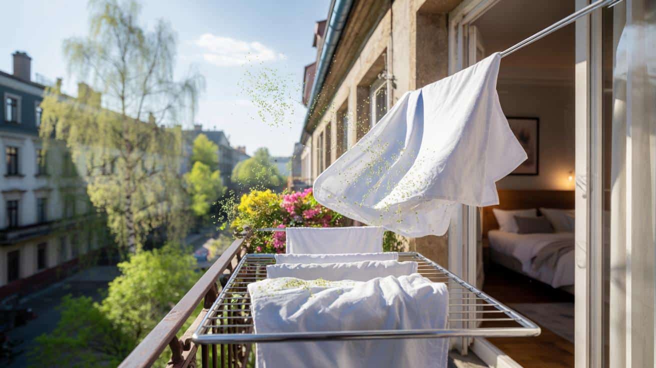 Suszysz pranie na dworze? Alergolodzy ostrzegają przed tymi godzinami