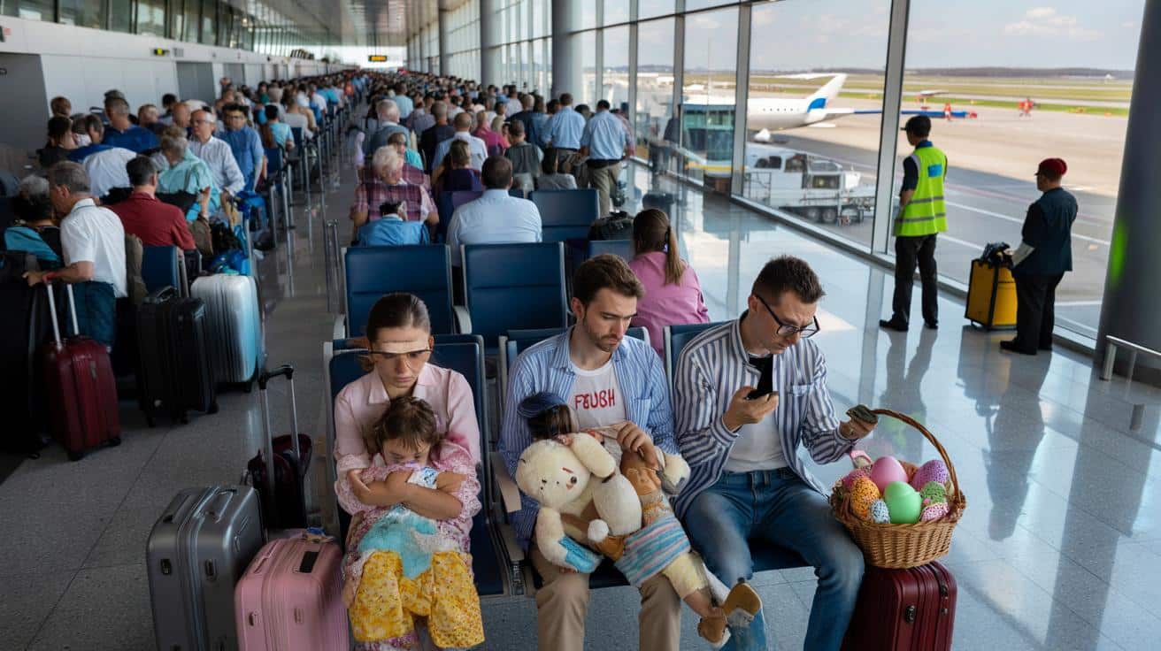 Świąteczny chaos na lotniskach? Wielkanoc 2026 może zepsuć urlop tysięcy turystów
