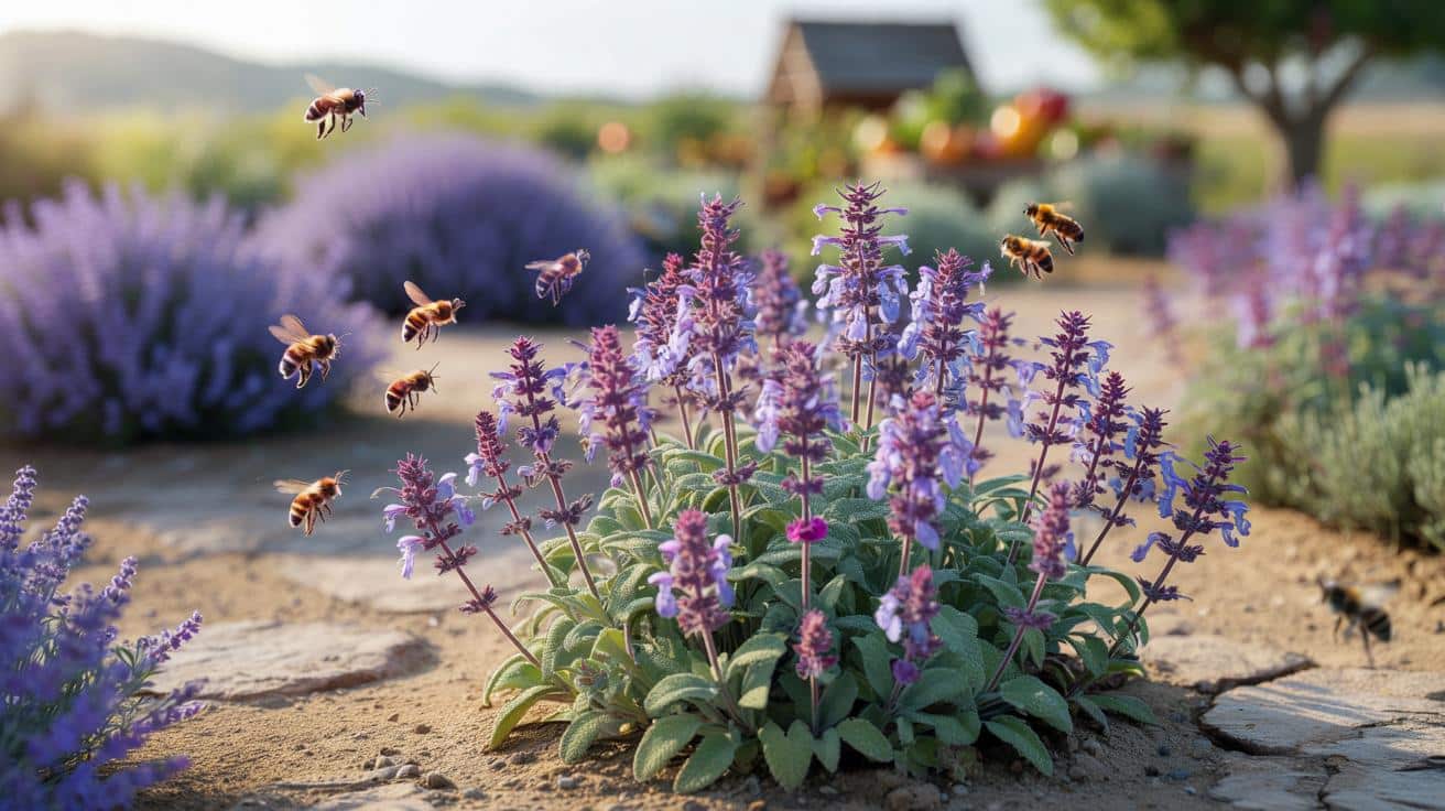 Szałwia zamiast lawendy? Ta niewymagająca bylina przyciąga chmary pszczół