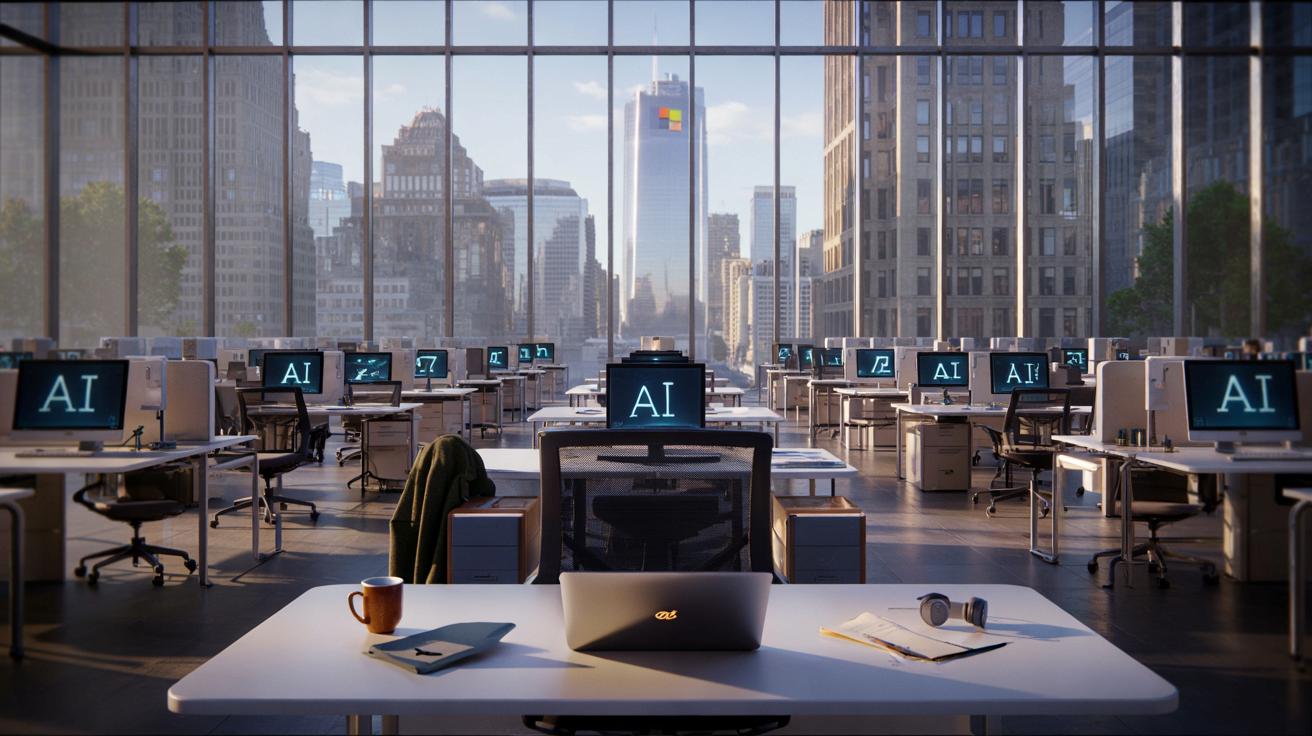 Szef AI w Microsoft: za 18 miesięcy biura mogą opustoszeć