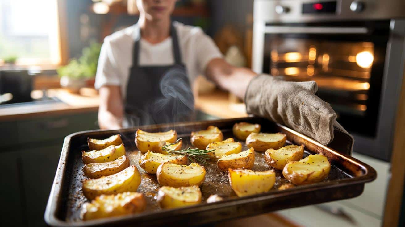 Szef kuchni zdradza sekret idealnie chrupiących ziemniaków z piekarnika