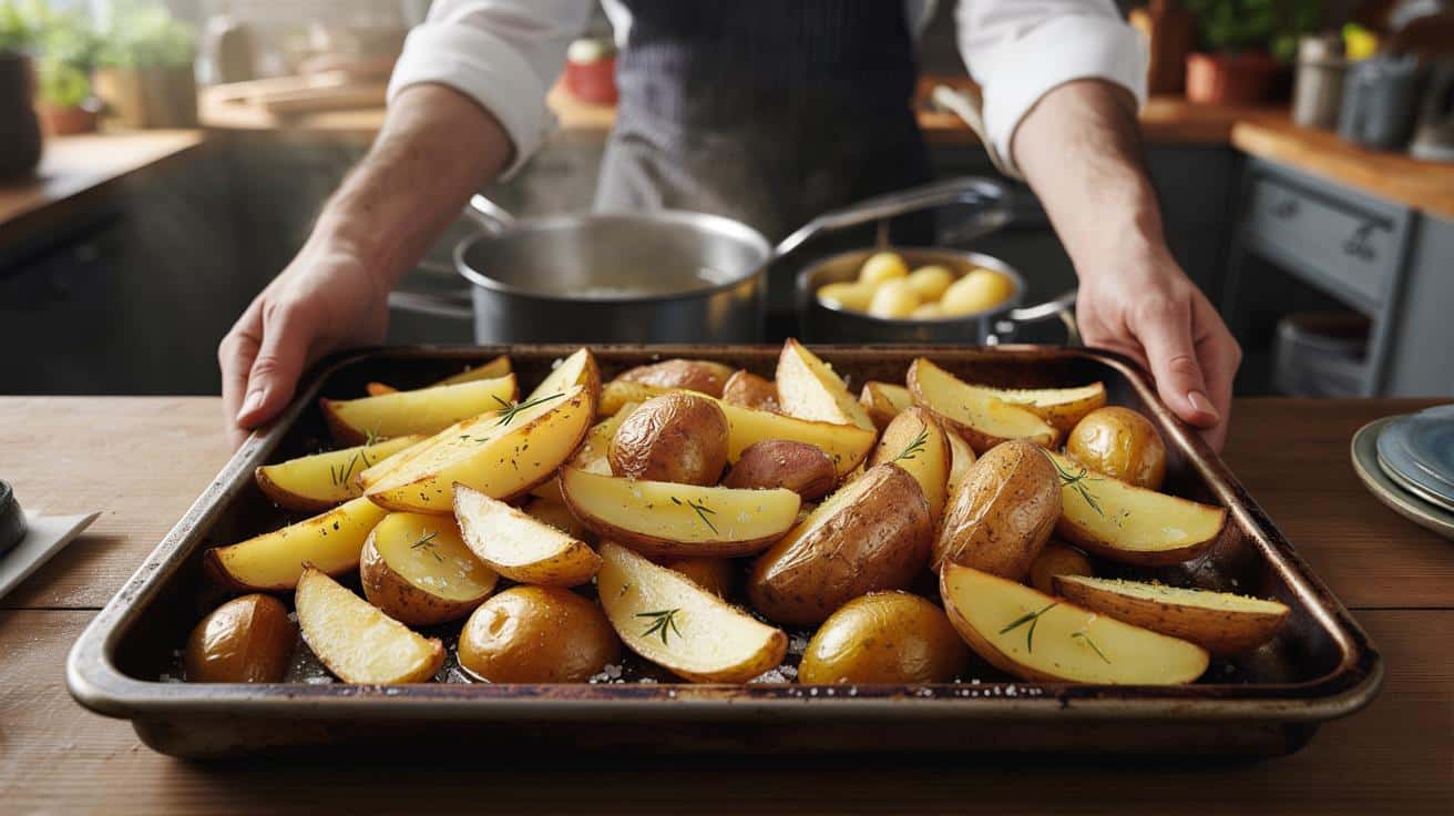 Szefowie kuchni zdradzają, jak piec ziemniaki, by były idealnie chrupiące na zewnątrz i miękkie w środku
