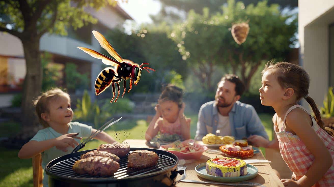 Szerszeń azjatycki przy grillu? Tak reaguje ekspert, a nie panikarz