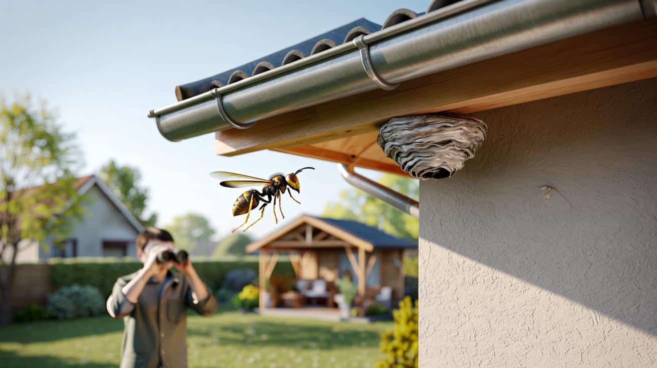 Szerszeń azjatycki lubi ten zakamarek domu. Sprawdź, czy nie masz gniazda