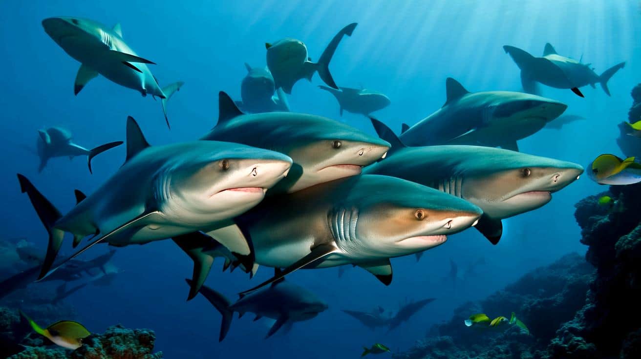 Szokujące odkrycie o rekinach: te groźne drapieżniki tworzą „paczki znajomych”