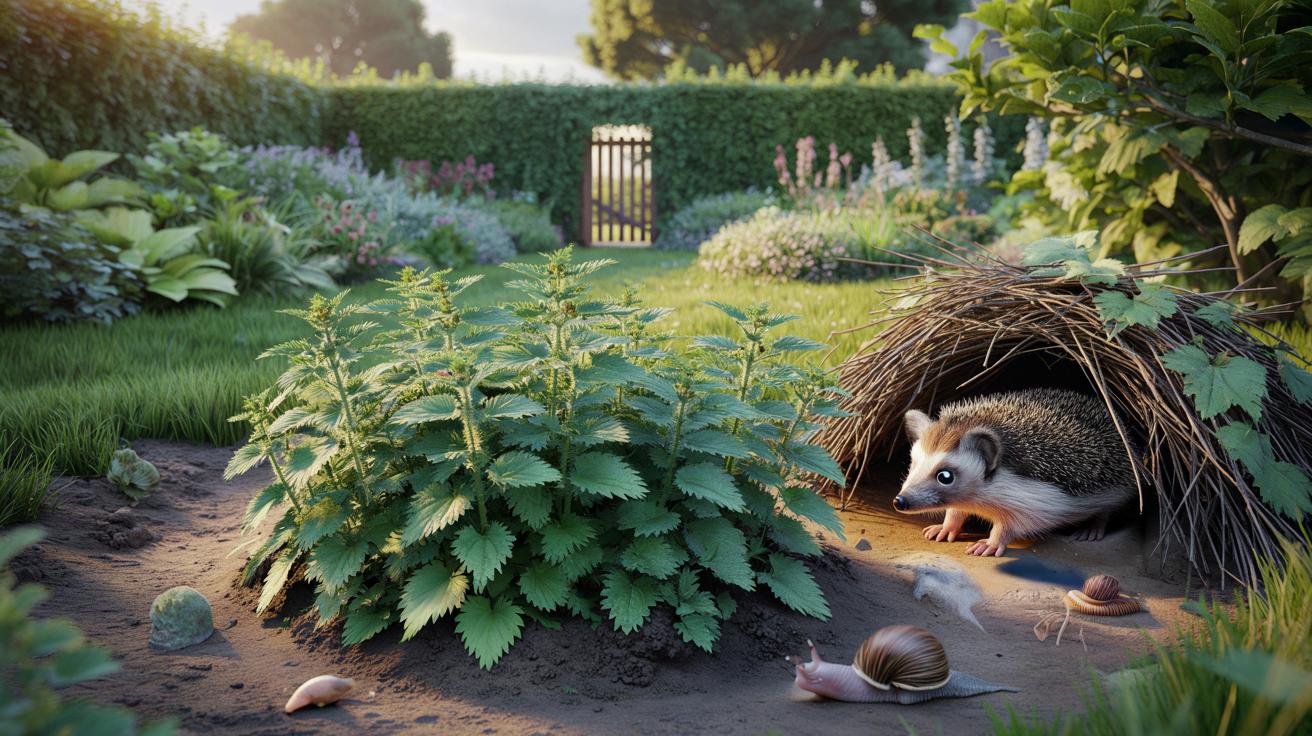 Ta „chwastowata” roślina ściąga jeże i ratuje ogród przed ślimakami