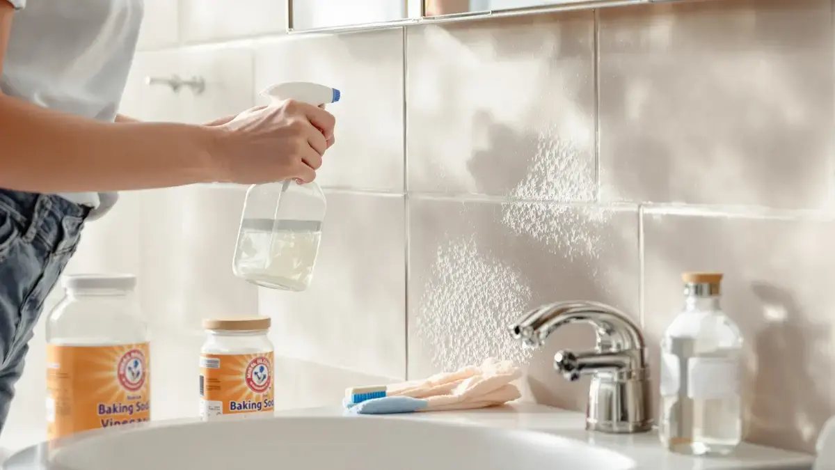 Ta domowa mieszanka z 4 składników usuwa czarne fugi w łazience w 15 minut bez użycia wybielacza a wciąż jest niedoceniana