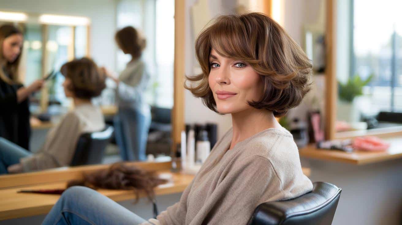 Ta fryzura dla kobiet po czterdziestce jest modna i praktyczna