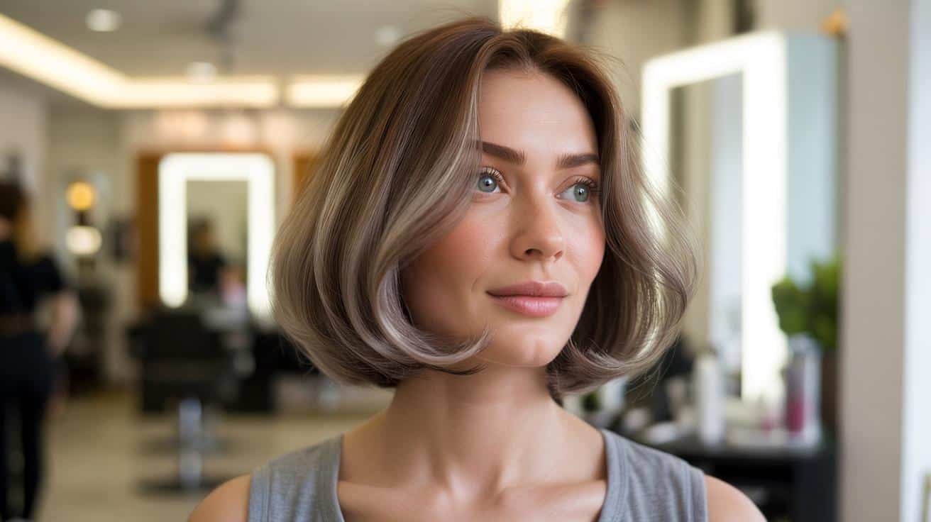 Ta fryzura sprawia, że twarz wygląda bardziej harmonijnie