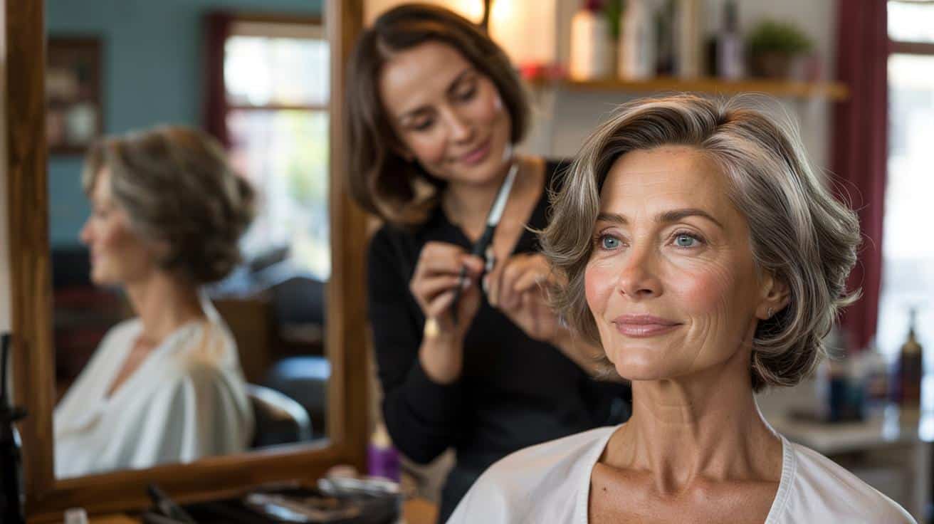 Ta fryzura sprawia, że twarz wygląda bardziej młodo