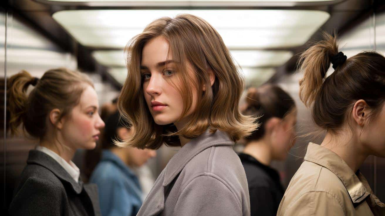 Ta fryzura sprawia, że włosy łatwo się układają bez stylizacji