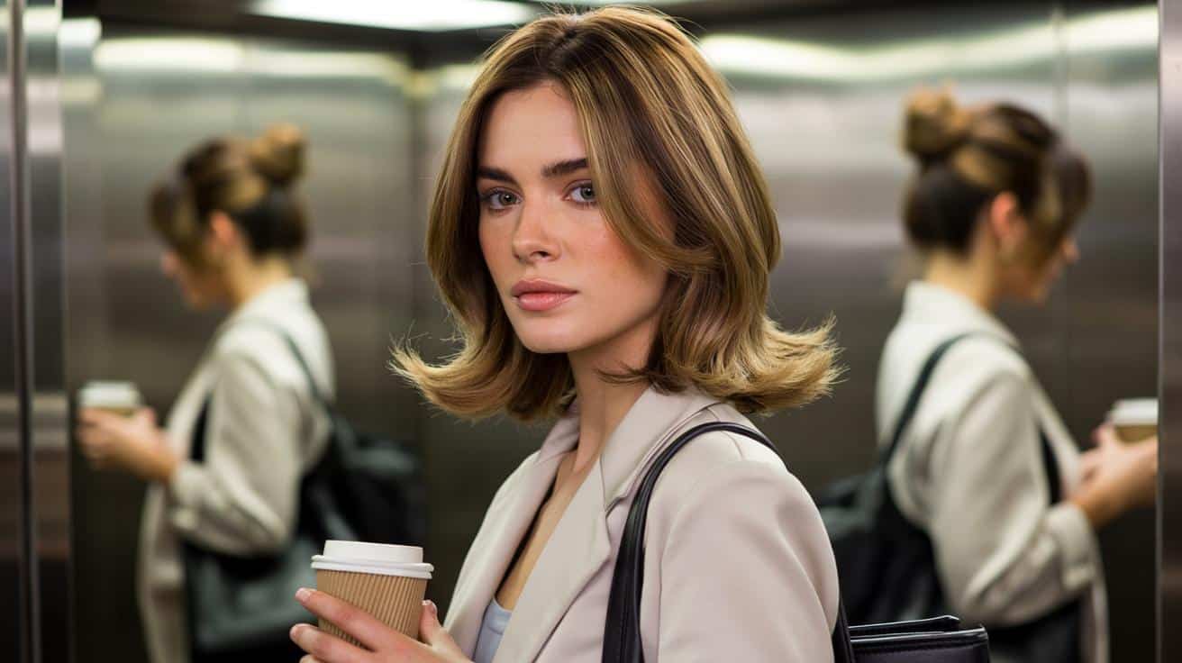 Ta fryzura sprawia, że włosy wyglądają na bardziej zadbane