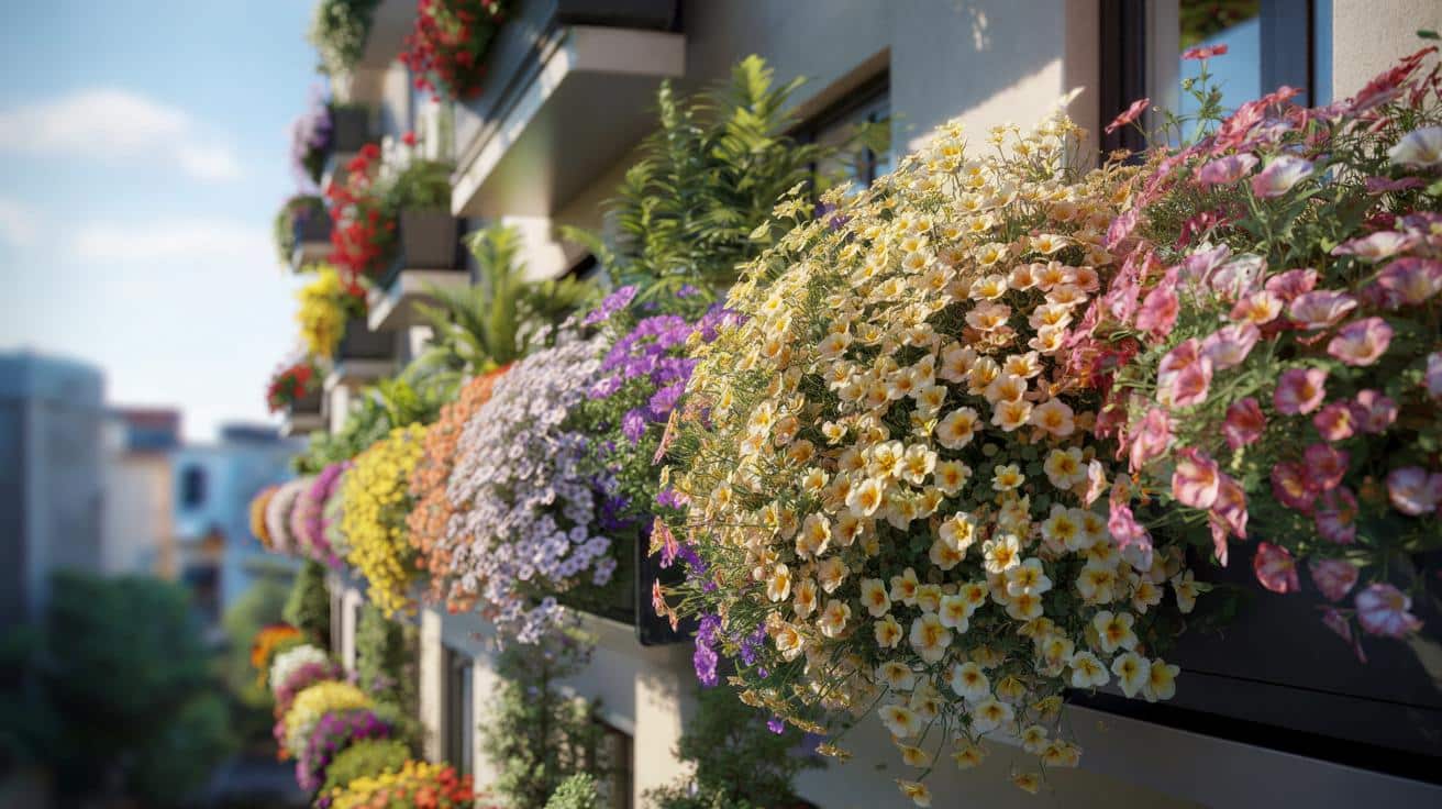 Ta kaskadowa roślina zmieni balkon w letnią ścianę kwiatów