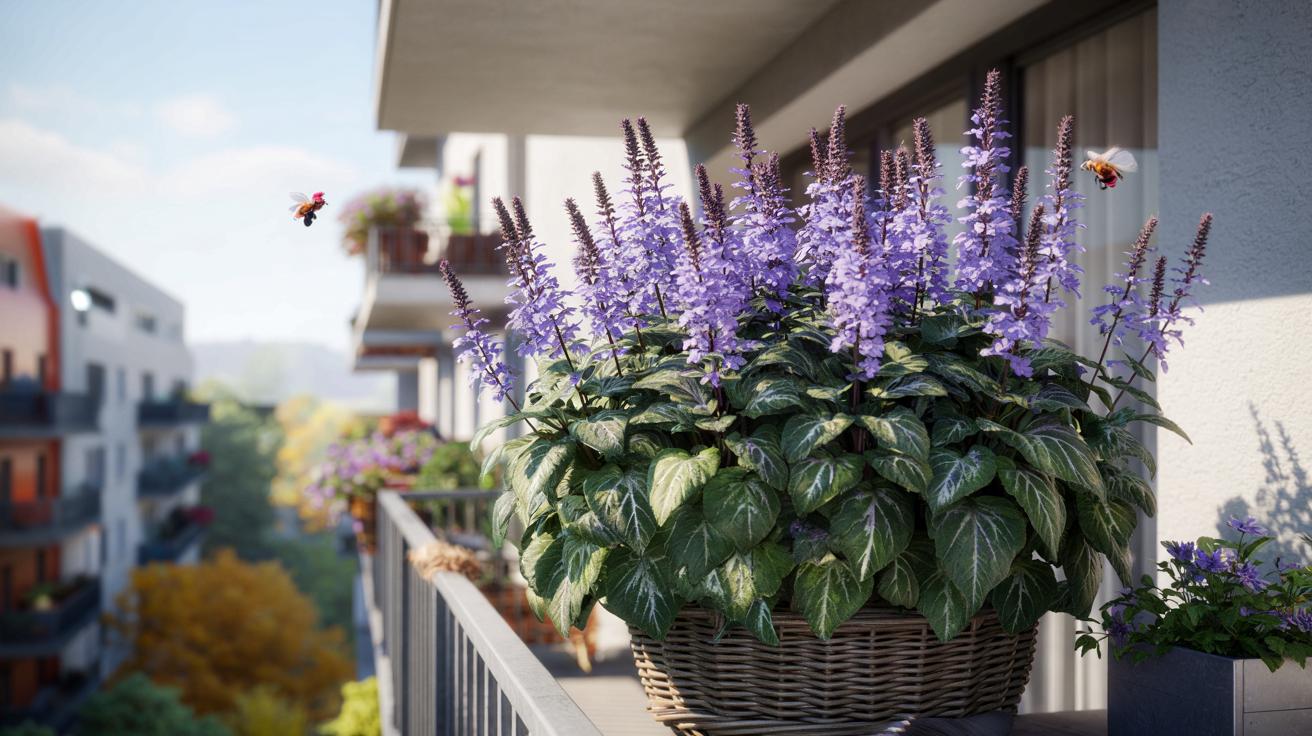 Ta mało znana bylina robi show w balkonowych koszach aż do jesieni