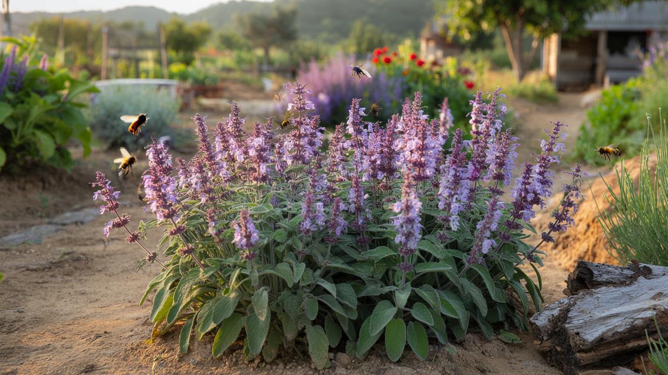 Ta niepozorna bylina przyciąga więcej pszczół niż lawenda i prawie nie chce wody