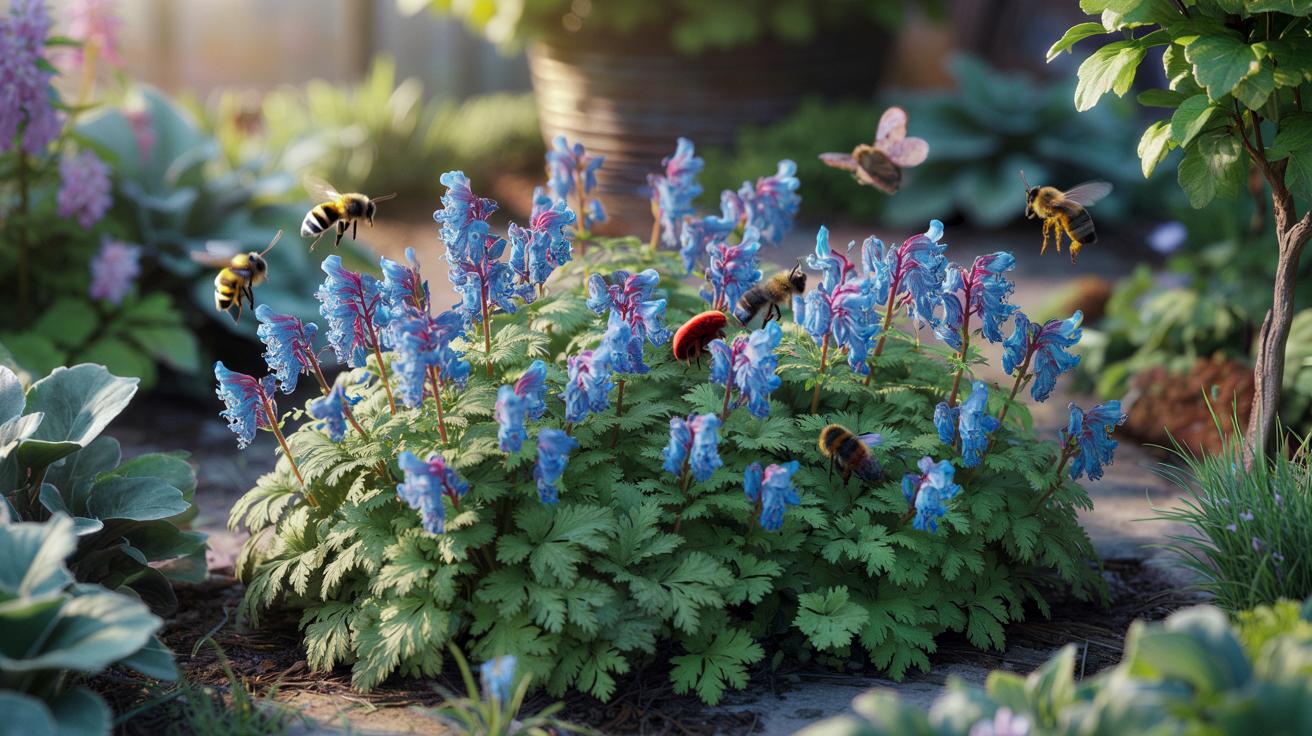 Ta niepozorna bylina to raj dla pszczół i błękitna gwiazda wiosennego ogrodu