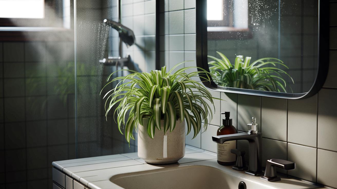 Ta niepozorna roślina kocha parę z prysznica i odmienia łazienkę