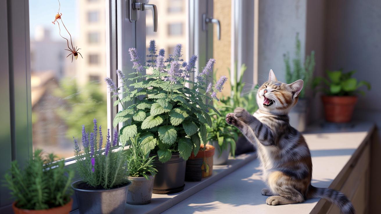 Ta roślina doprowadza koty do szaleństwa, a pająki trzyma z daleka od domu