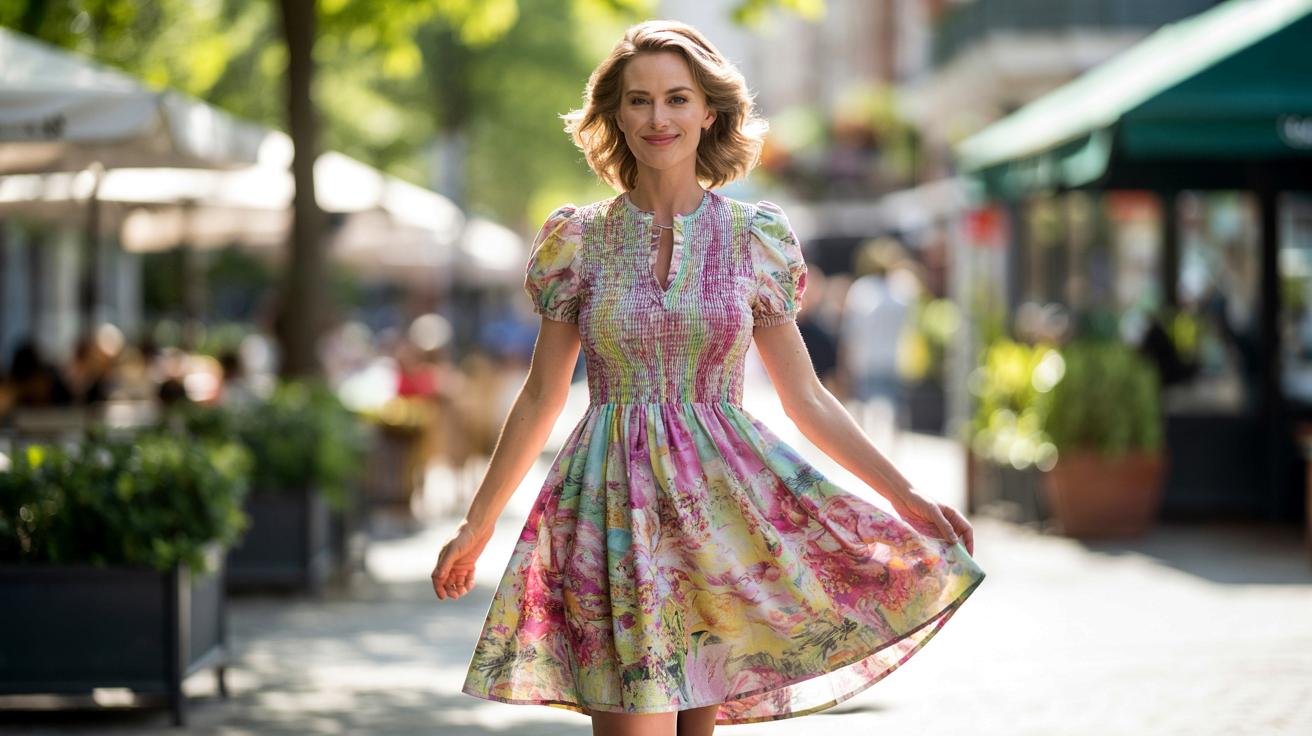 Ta sukienka z dzieciństwa wróciła i odejmuje 10 lat z metryki