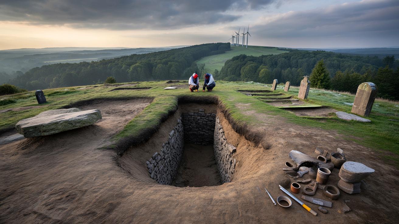 Tajemniczy średniowieczny tunel w Niemczech. Ukryty wśród grobów sprzed 6 tysięcy lat