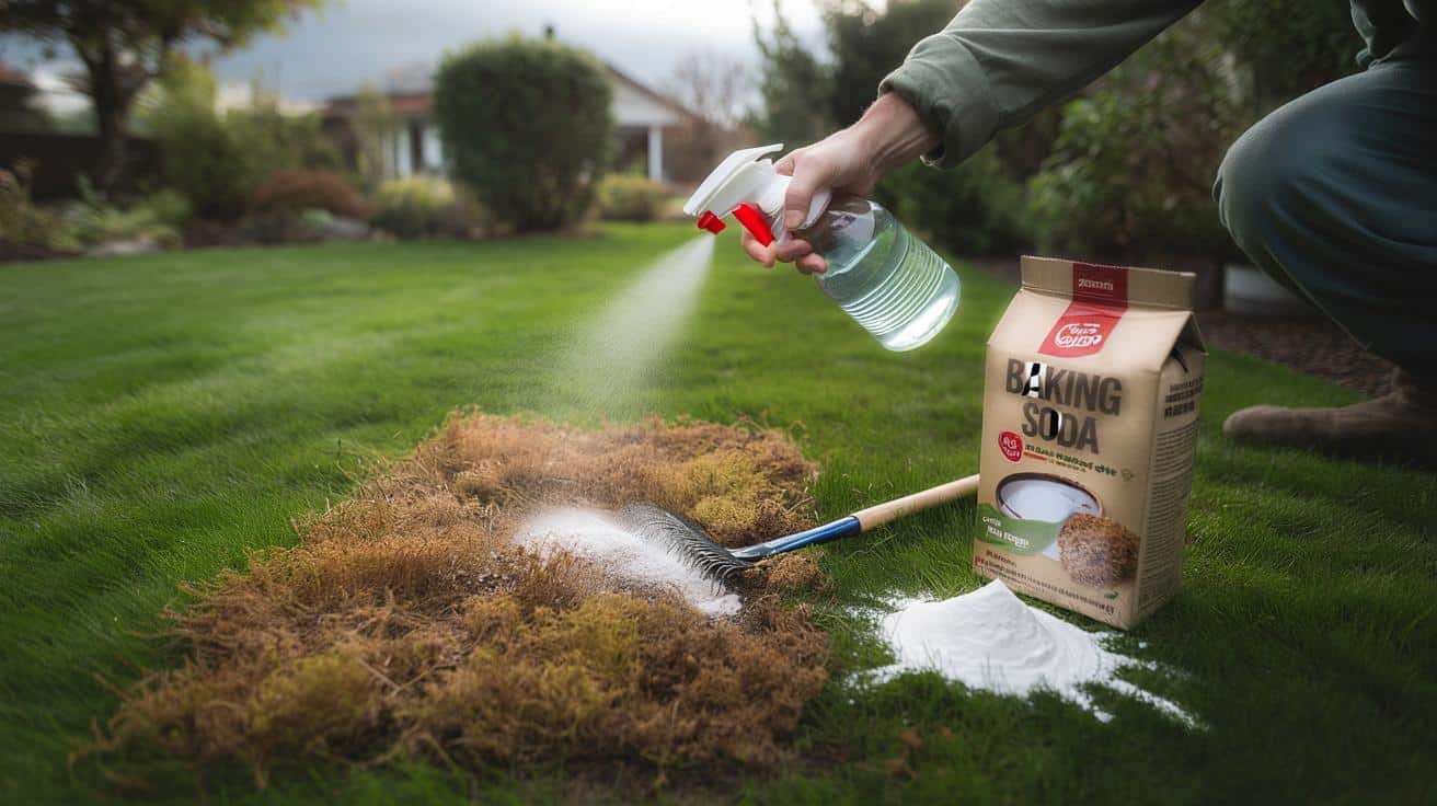 Tani proszek z kuchni czyści trawnik z mchu lepiej niż ocet