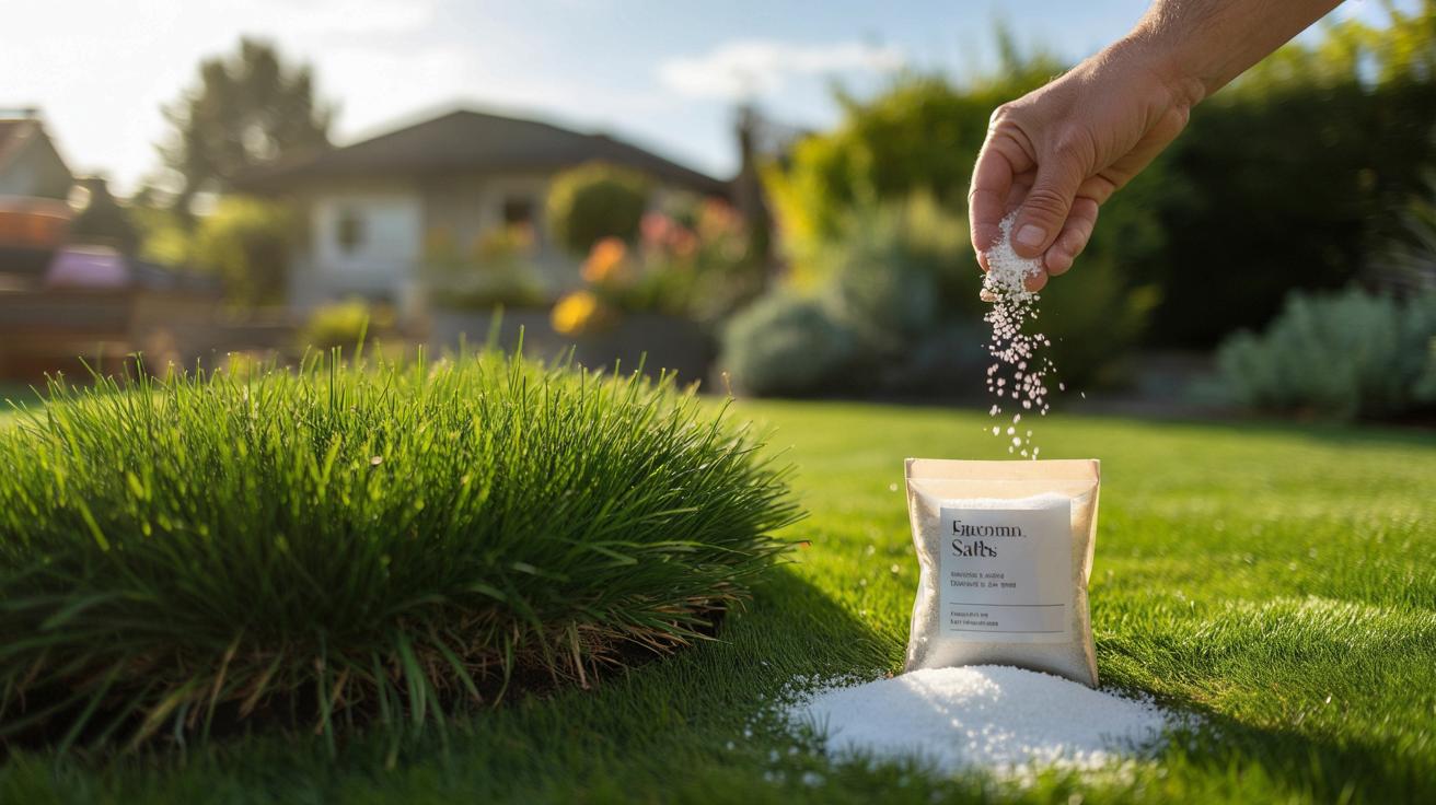 Tani trik na gęsty trawnik przed latem? Wystarczy produkt z działu kąpielowego