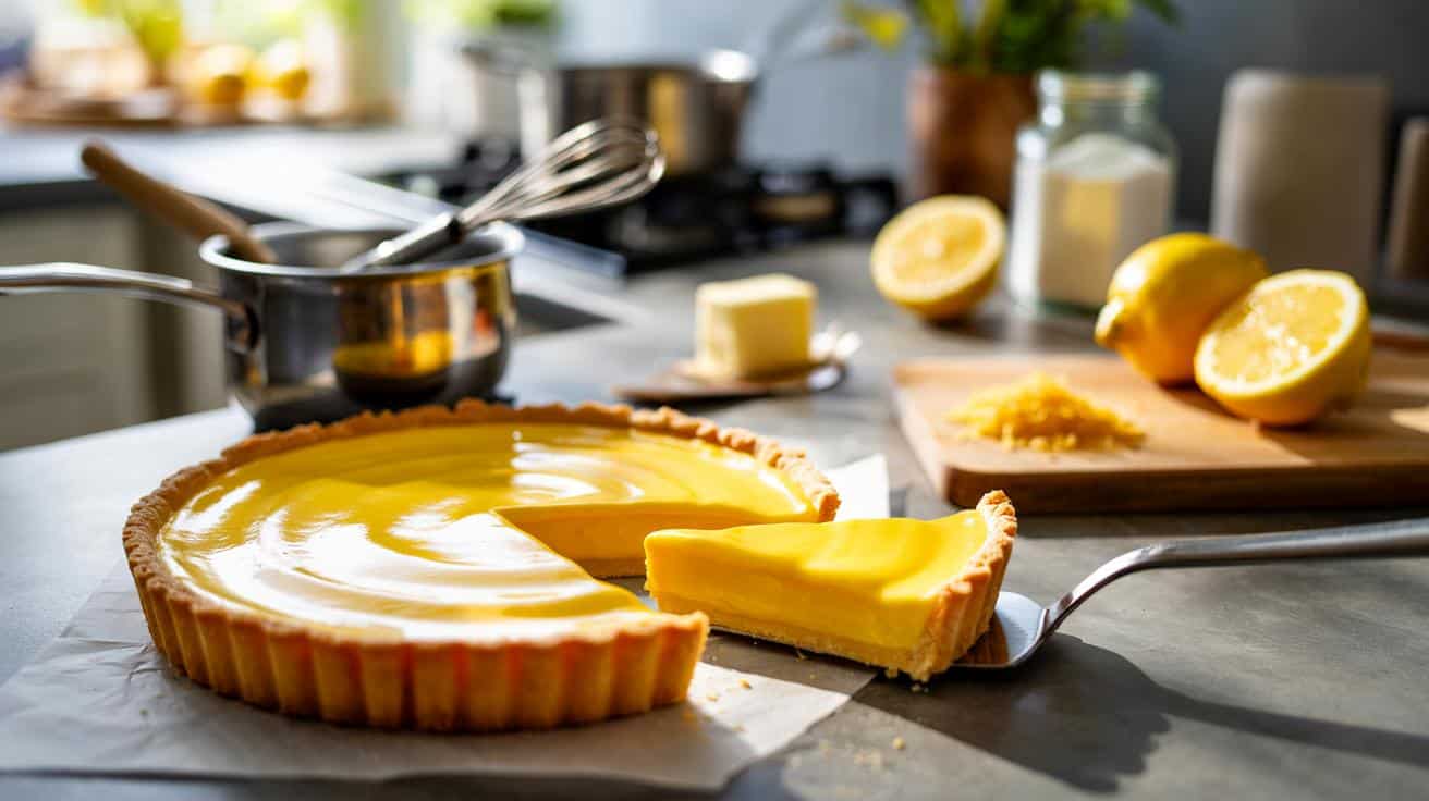 Tarta cytrynowa w 3 minuty: genialny krem bez kąpieli wodnej