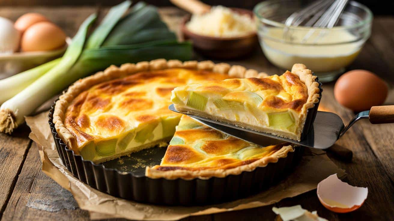 Dlaczego tarta z porem ma mokry spód? Jeden błąd wszystko niszczy