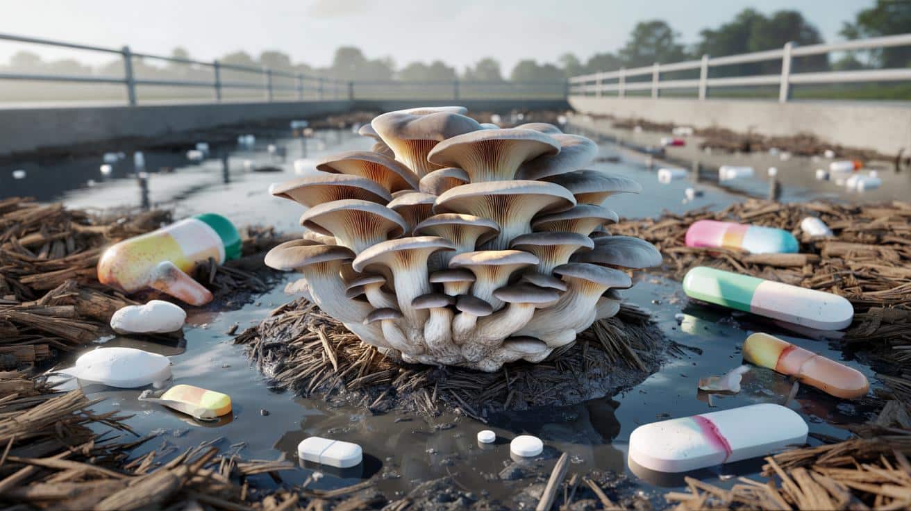 Te grzyby „zjadają” leki w ściekach. Naukowcy widzą szansę na czystsze pola