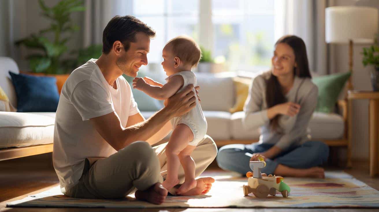 Te proste gesty taty w pierwszym roku życia dziecka wzmacniają jego zdrowie na lata