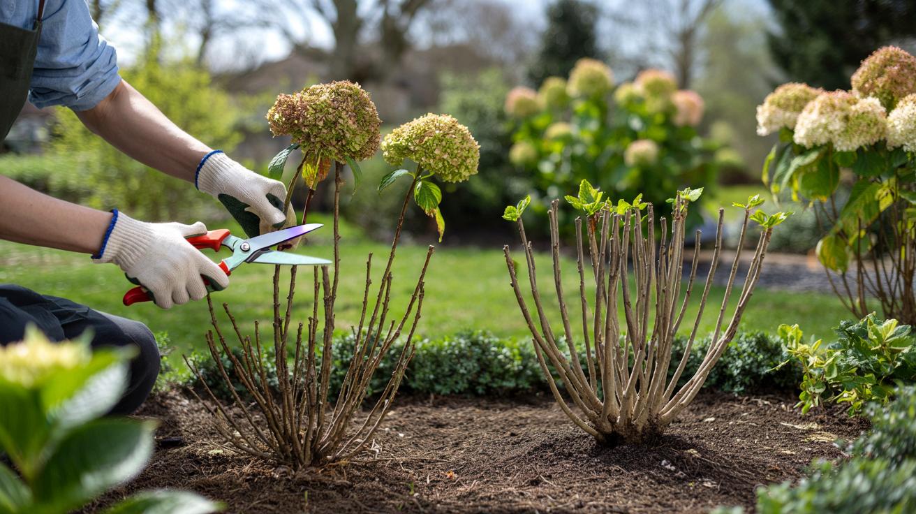 Te proste prace wiosną sprawią, że hortensje zakwitną co roku