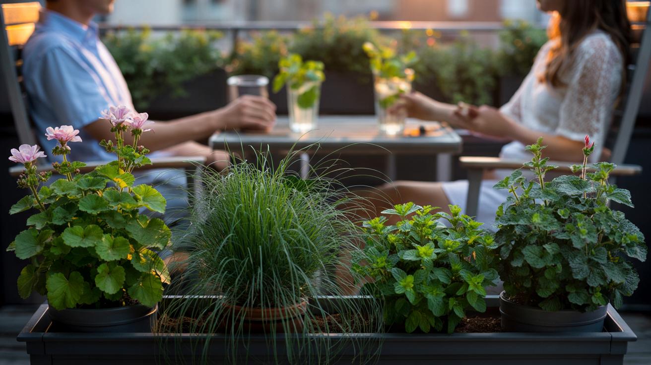 Te rośliny z balkonu odganiają komary i pięknie pachną