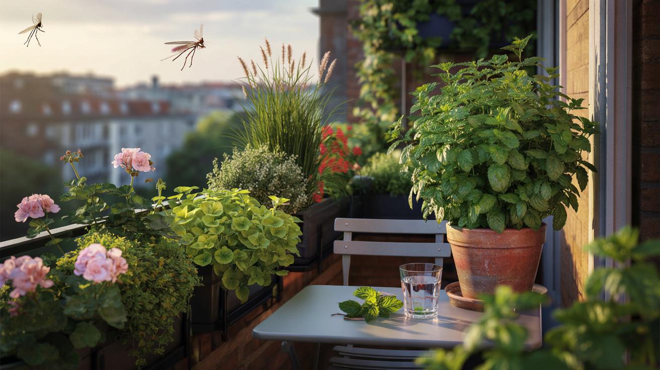 Te rośliny z balkonu odstraszają komary i pięknie pachną